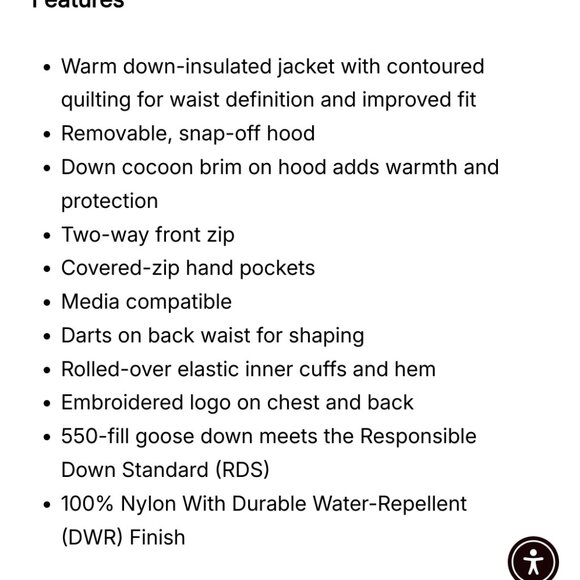 NEW The North Face Women's Long 550 Down Puffer Metro Parka III - Picture 3 of 10